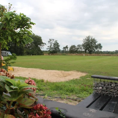 Uitzicht natuurcamping de boerenzwaluw