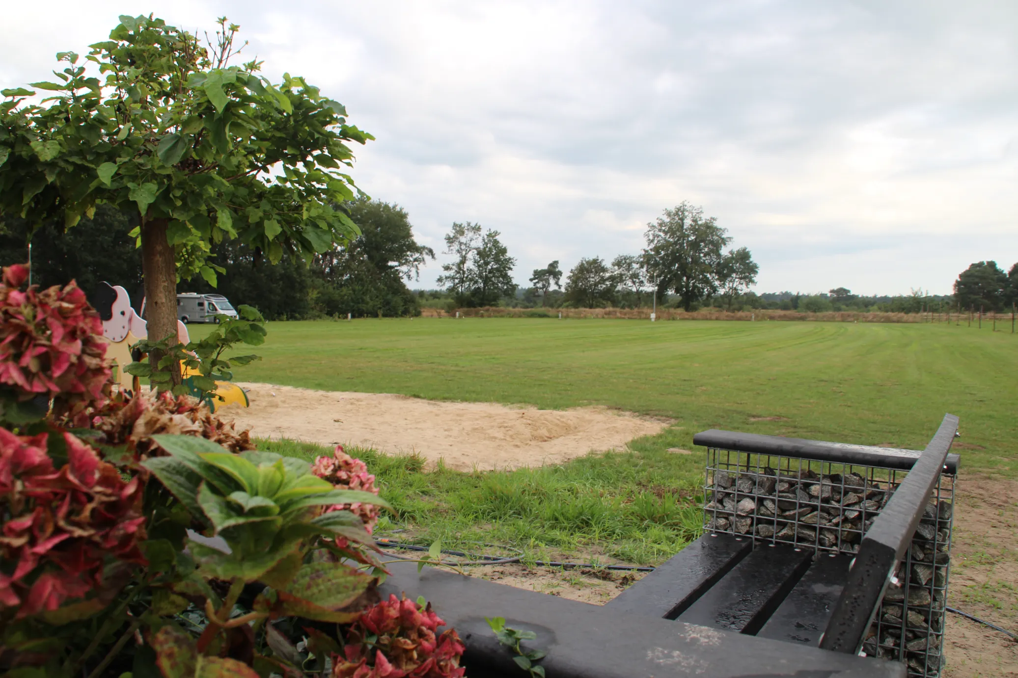 Uitzicht natuurcamping de boerenzwaluw